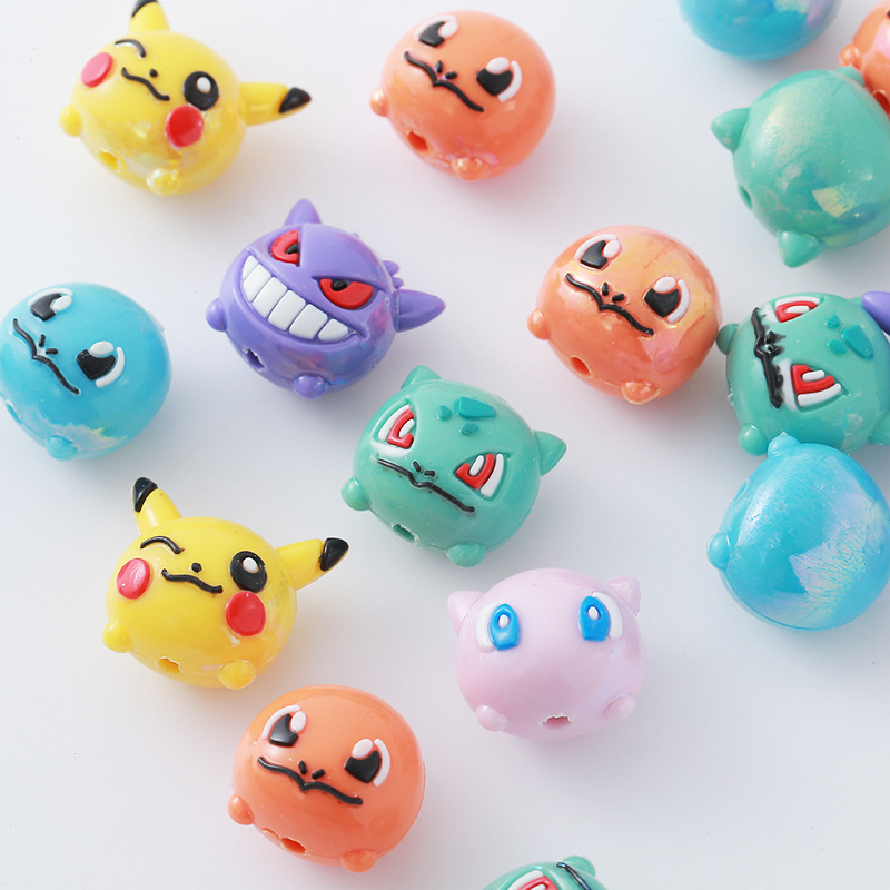 Phone Accessories Doll - 12pcs Pokémon Bead DIY Mobile Phone