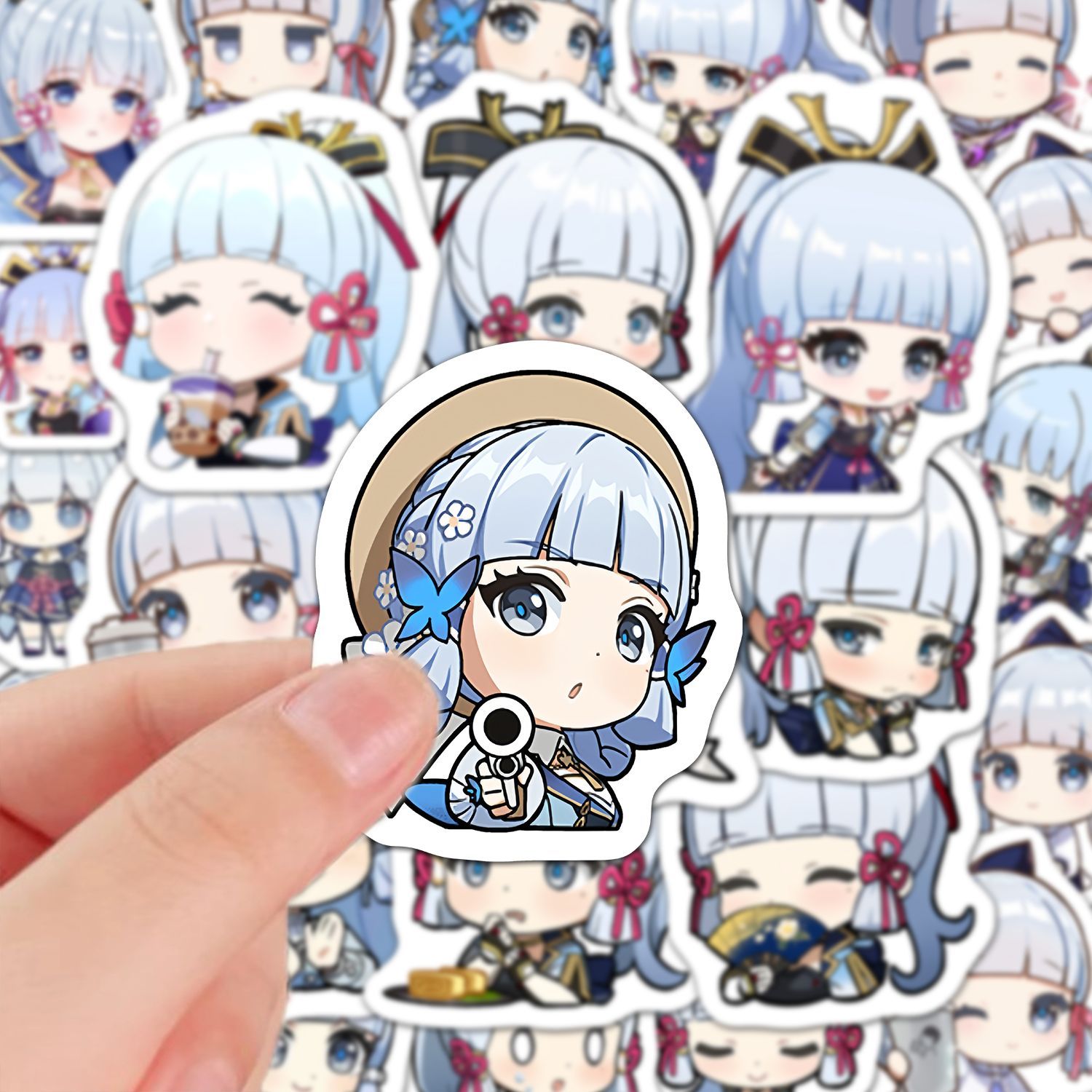 Phone Accessories China - Kamisato Ayaka 60Pcs Genshin Impact Anime