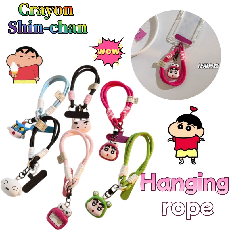 Phone Accessories Doll - Crayon Shin-chan Shiro Crocodile Plush Doll