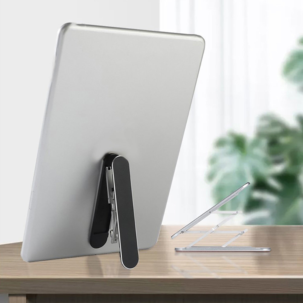 Desk Phone Stand - 1Pcs Phone Stand Aluminum Alloy Folding