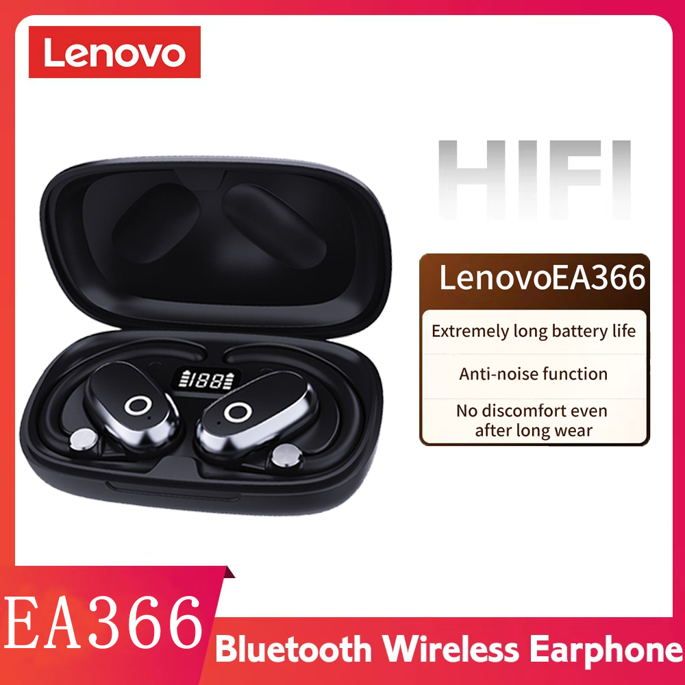 Phone Accessories Amazon - Lenovo EA366 Open-Ear Wireless Headphones Hi-Res