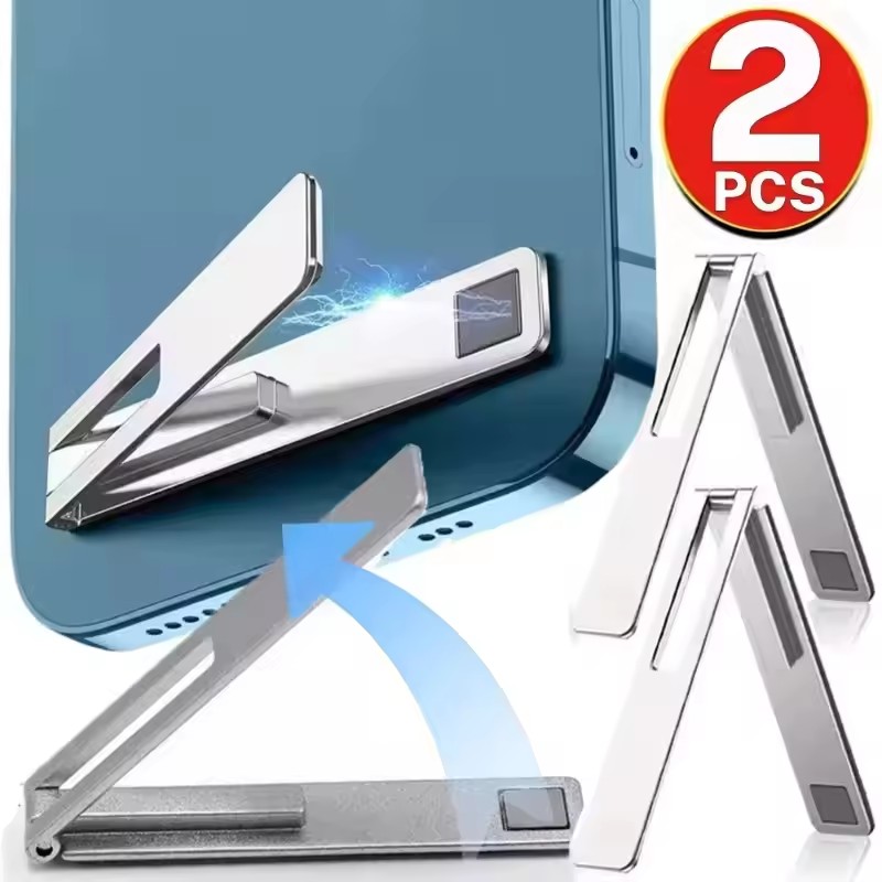 Desk Phone Stand - Invisible Ultra Thin Magnetic Mobile Phone