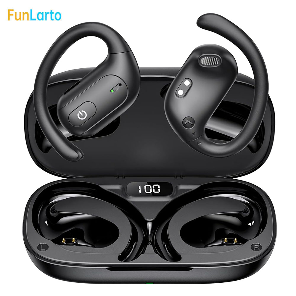 Phone Accessories Amazon - Open-Ear Wireless Running Headphones Bluetooth Earphones