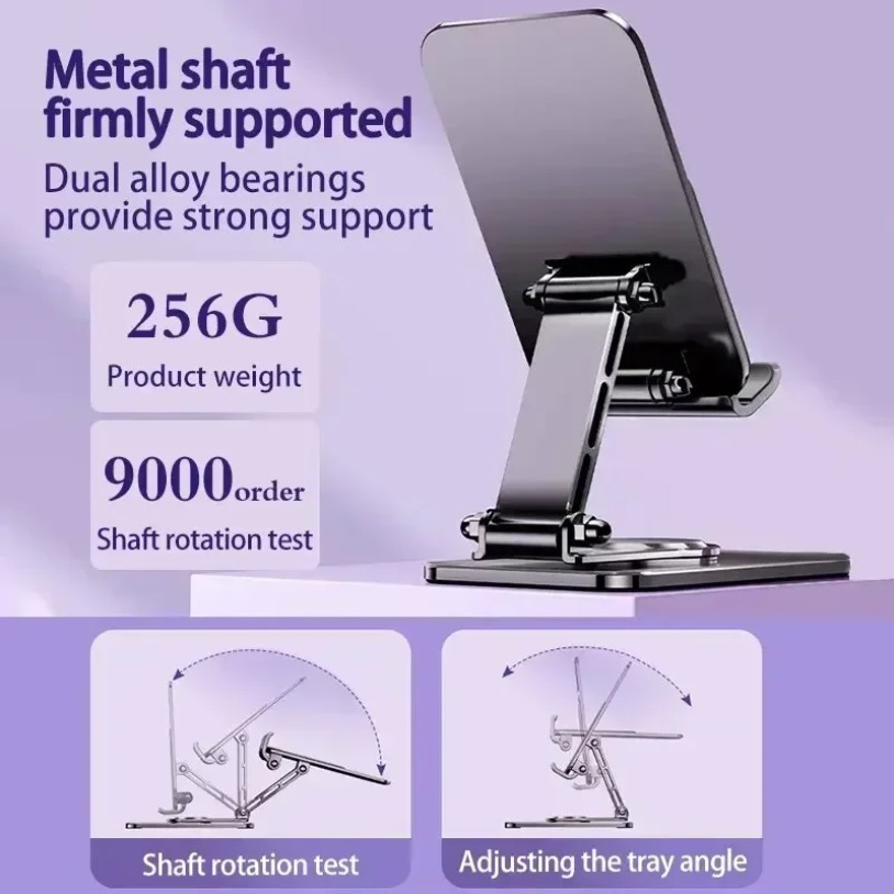 Universal Metal 360° Rotatable - Desk Phone Stand ulasan dan harga
