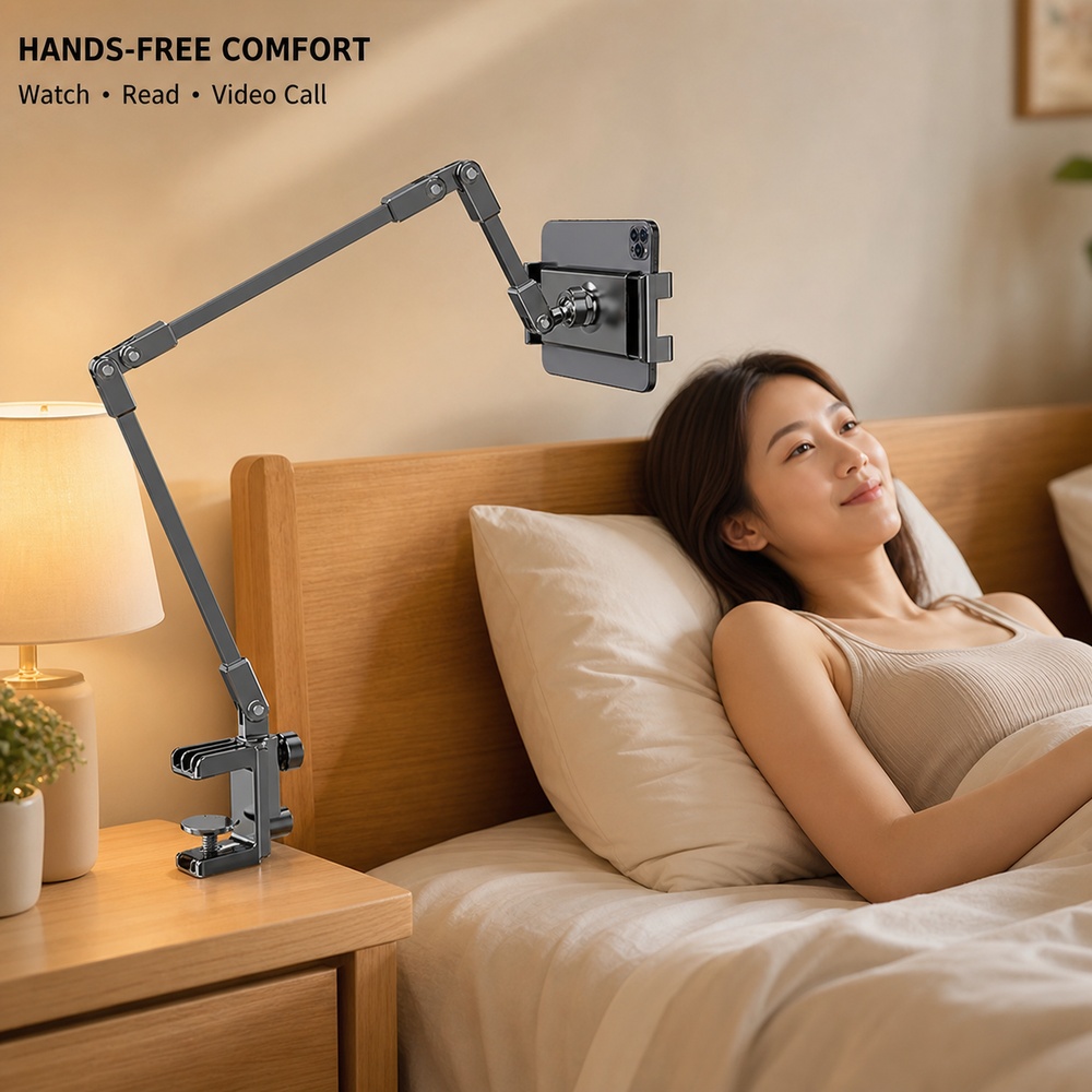 Adjustable Bed Phone Holder St - Desk Phone Stand ulasan dan harga