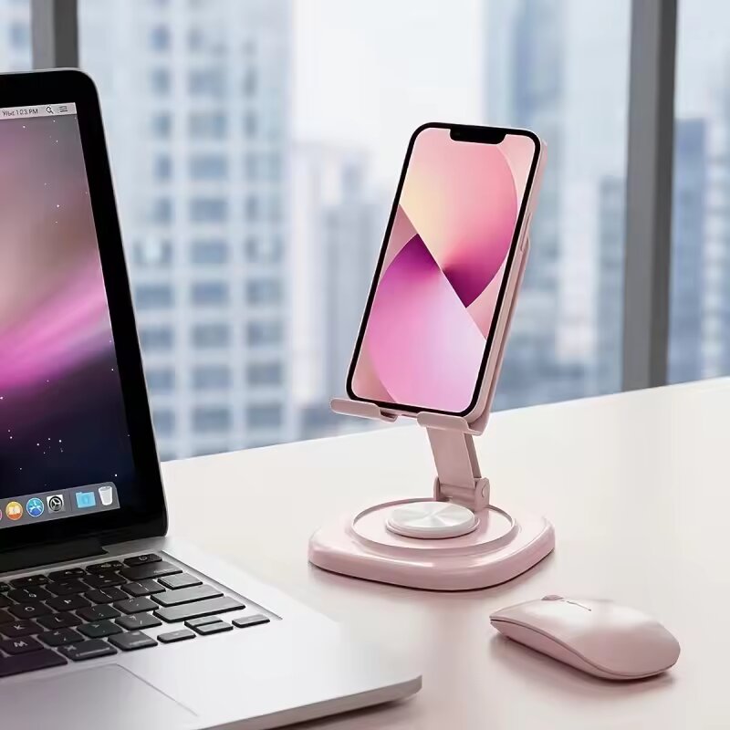 360 Degree Rotatable Foldable  - Desk Phone Stand ulasan dan harga