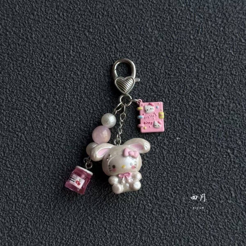Kawaii Hello Kitty Pink Cat Bo - Phone Accessories Doll ulasan dan harga