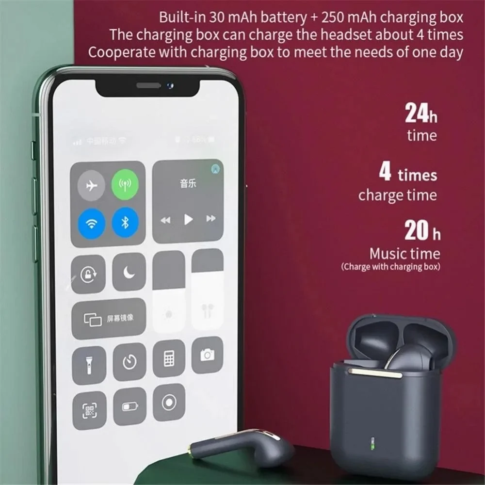 Wireless Earphones J18 In Ear  - Phone Accessories Amazon ulasan dan harga