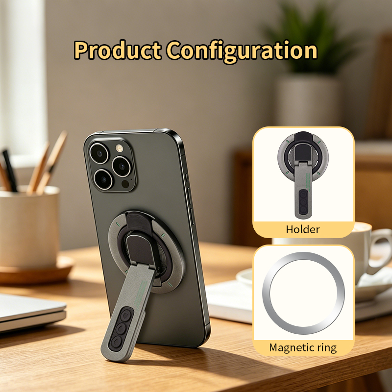 Double-Sided Magnetic Phone Ri - Desk Phone Stand ulasan dan harga