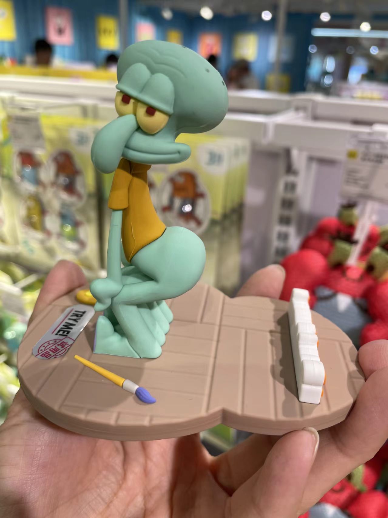 SpongeBob Squidward Squishy Th - Phone Accessories Officeworks ulasan dan harga