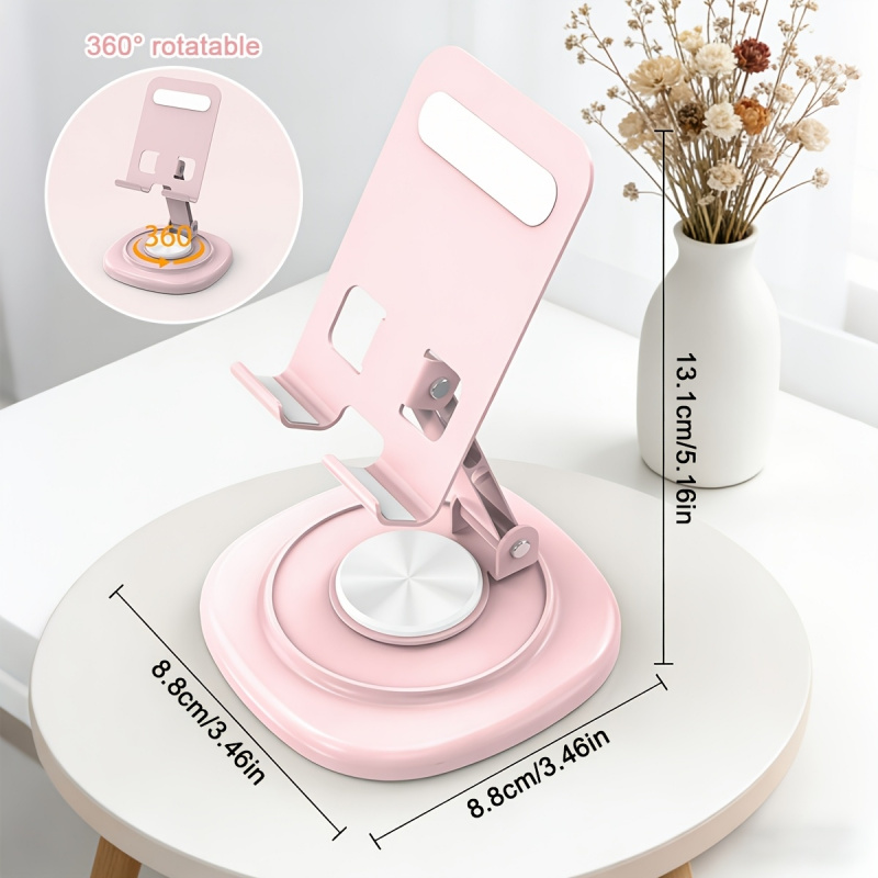 Macaron Desktop Metal Rotating - Desk Phone Stand ulasan dan harga